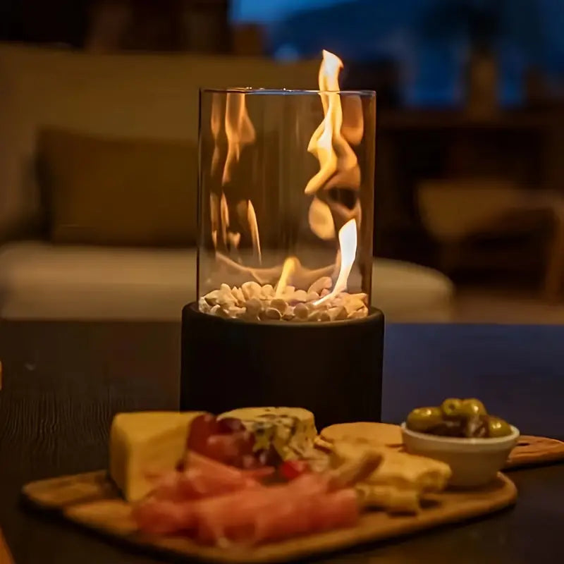 FlameAura | Tafel biohaard – Creëer warmte en sfeer