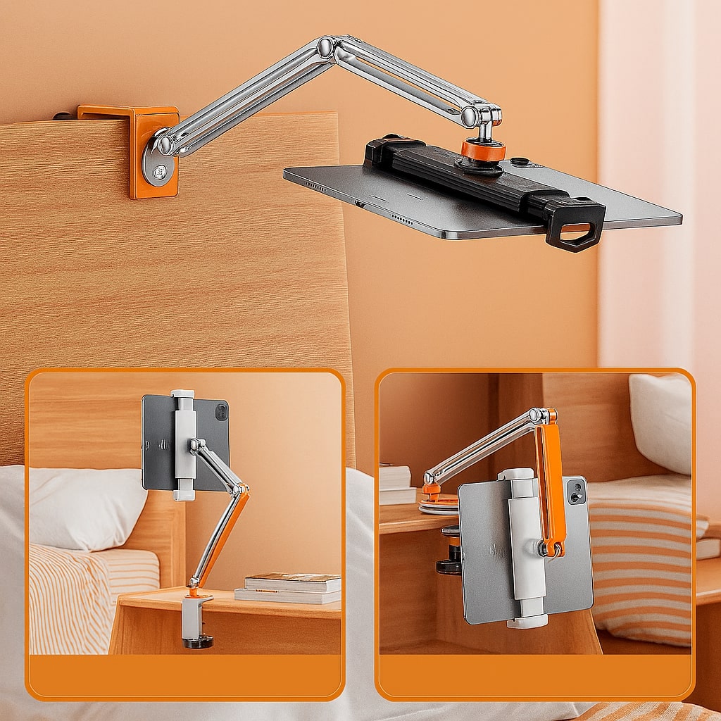 Handige Houder | Tablet Houder en iPad Stand van Aluminium | FlexMount