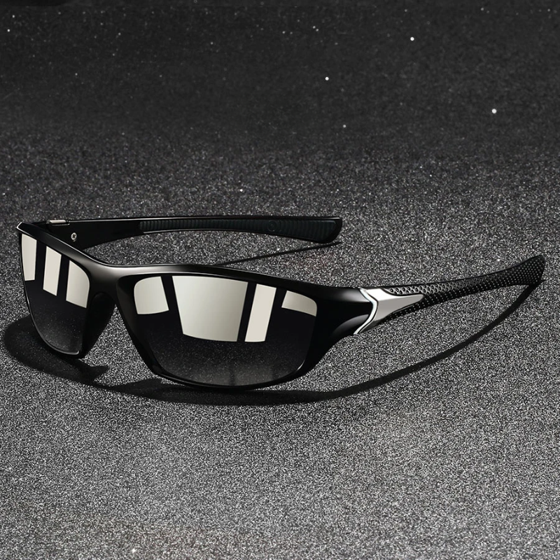 Heren Gepolariseerde Zonnebril – UV400 Bescherming met Lichtgewicht Metalen Frame