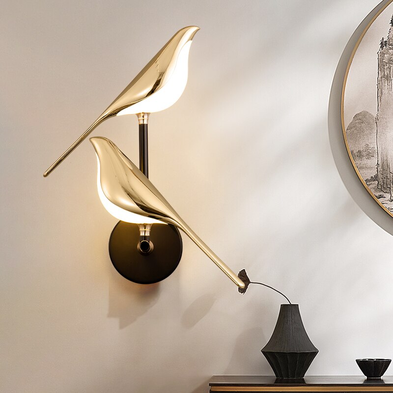 Moderne Wandlamp | Vogelvormig Ontwerp
