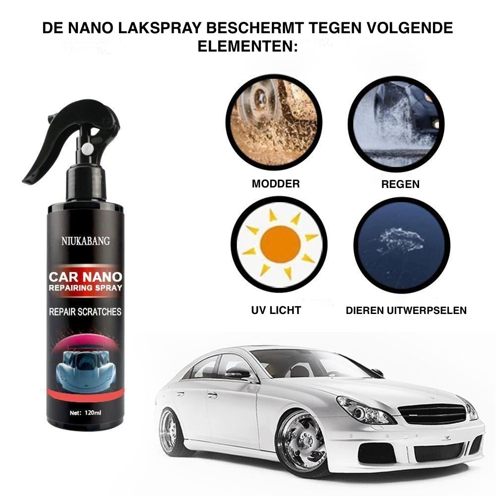 Nano Lakspray Met Glansherstel 50ml - 1+1 GRATIS