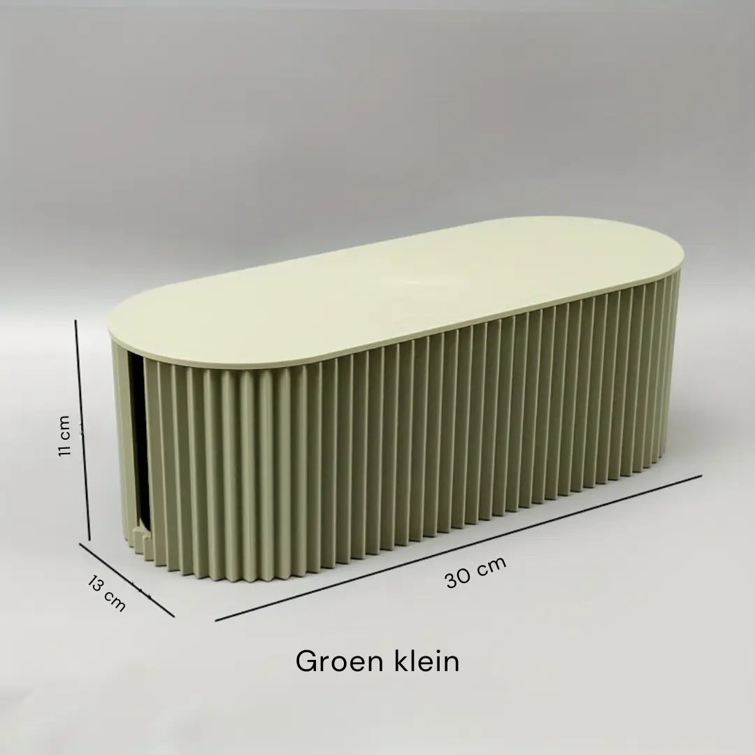 Ordoca Kabelbox Bureau Organizer | Kabelbeheer & Opberging | Wit | 30x11x13 cm