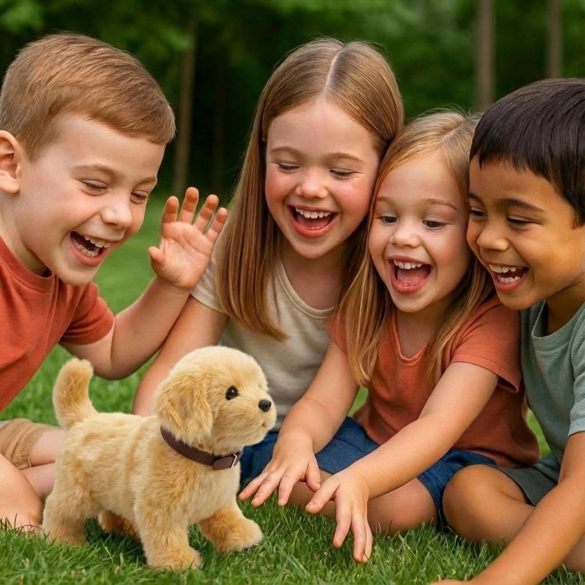 Interactieve Robot Puppy Speelgoed met Realistische Bewegingen voor Kinderen