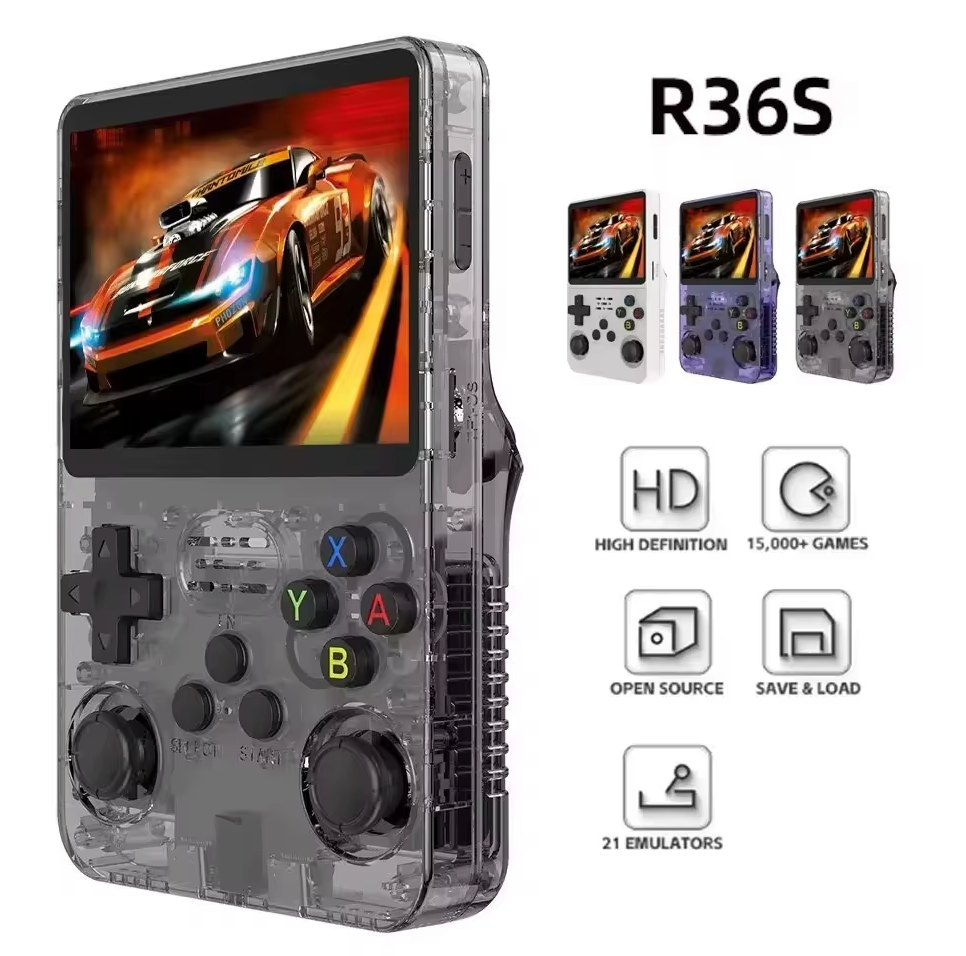 R36S Retro Spelconsole - 128GB - Meer dan 20 000 Spellen