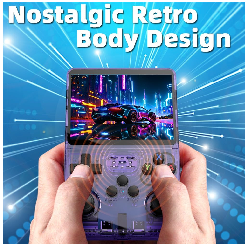 R36S Retro Spelconsole - 128GB - Meer dan 20 000 Spellen