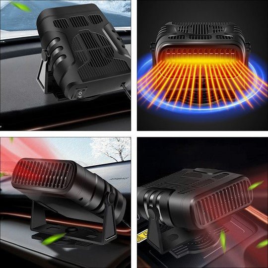 ROADTEMP – Draagbare 12V Autoverwarming, Koeler & Ontwasemingsapparaat voor Comfort in Alle Seizoenen