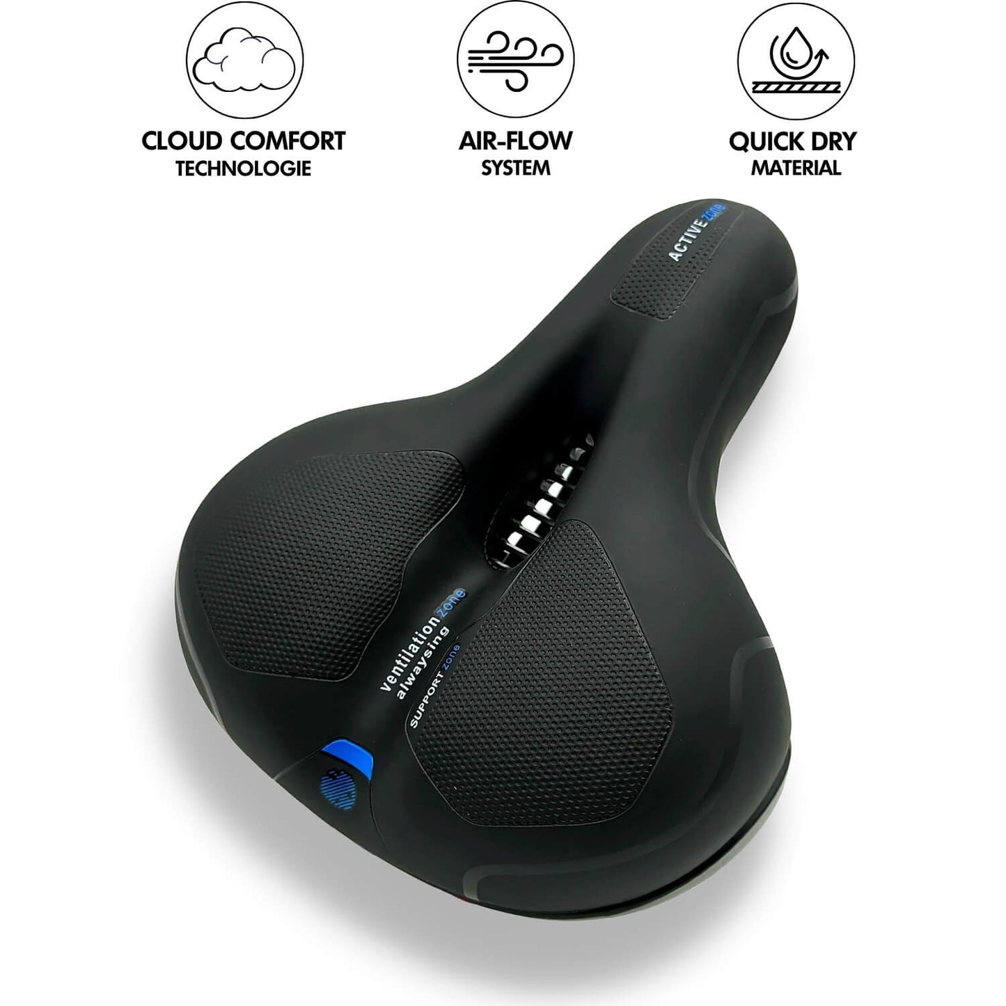 Fietscomfort Pro - Ergonomisch fietszadel voor pijnvrije rijervaring
