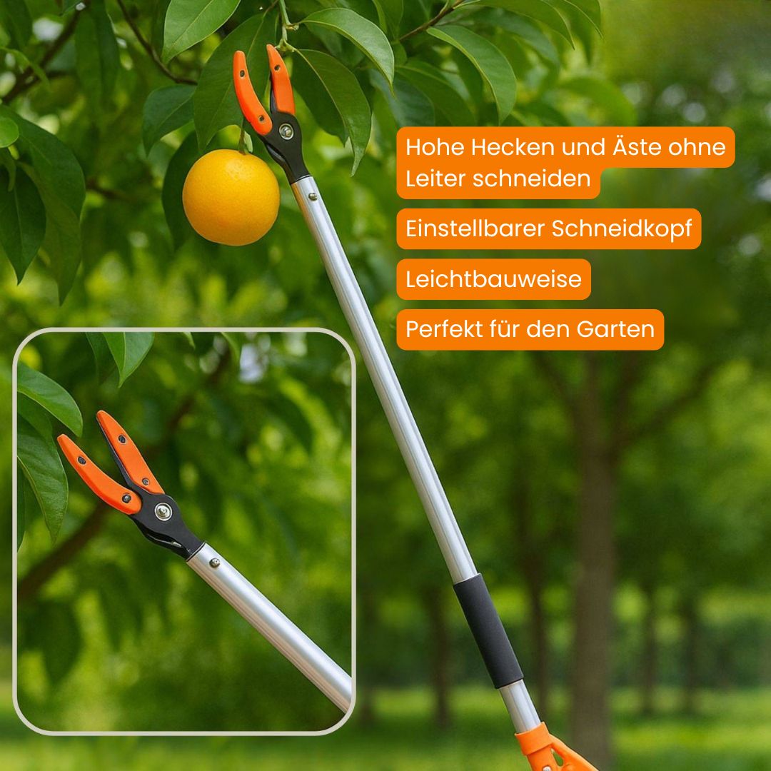 Telescoop Heggenschaar | Takkenzaag voor hoge takken | HoogSnoei