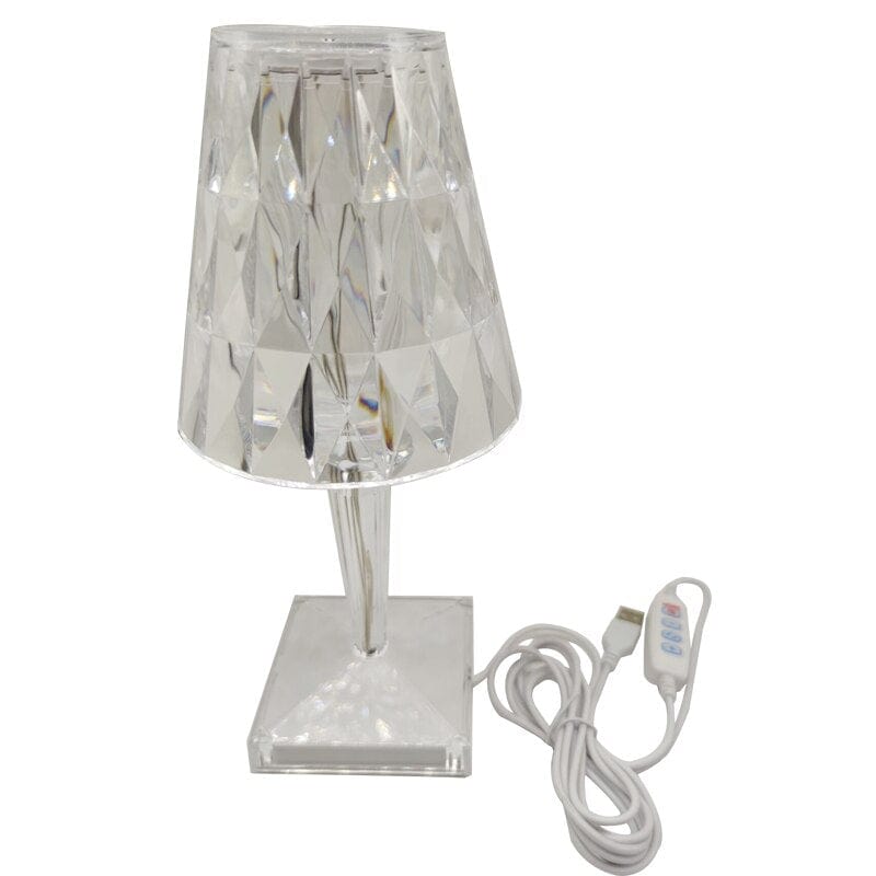 LED Kristall Tafel Lamp | Elegante Diamant Ontwerp
