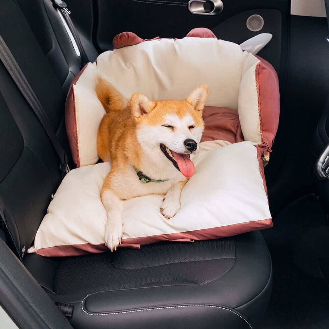 Honden Autosstoel | Hondenstoel voor de Achterbank | Honden Auto Transportbox | HondenBox