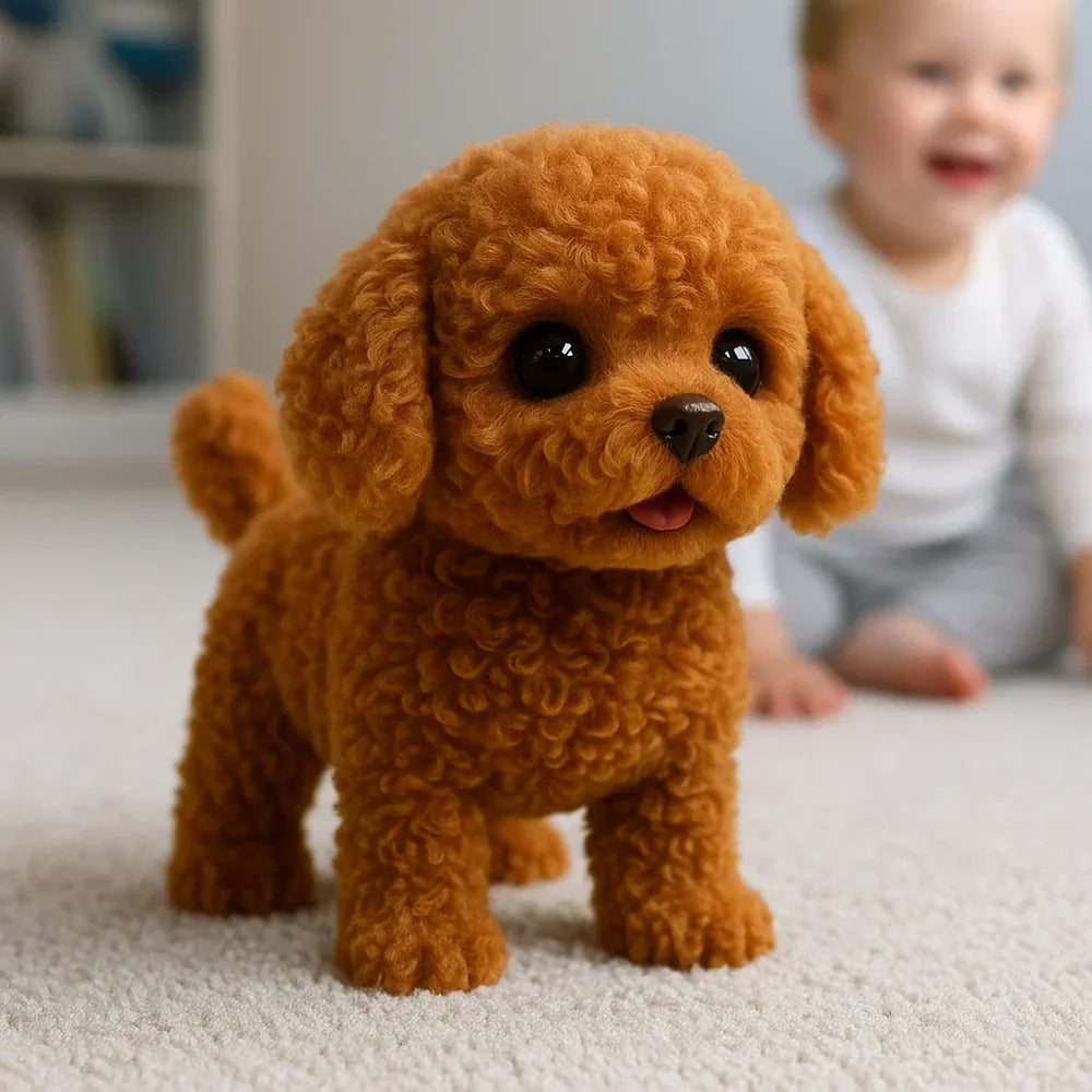 Interactief Realistisch Pluche Puppy Speelgoed - Schattige Levensechte Vriend voor Eindeloos Plezier