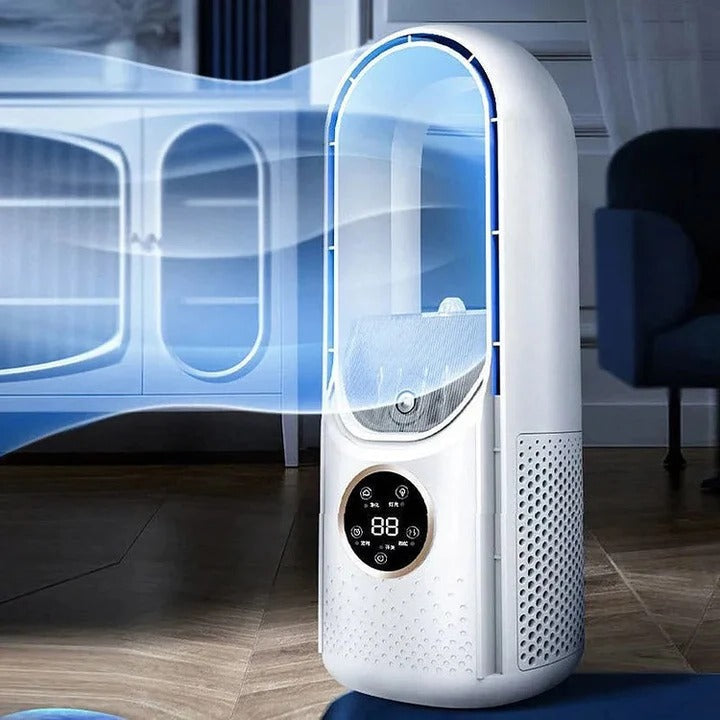 Bladeloze, stille, draagbare airconditioner