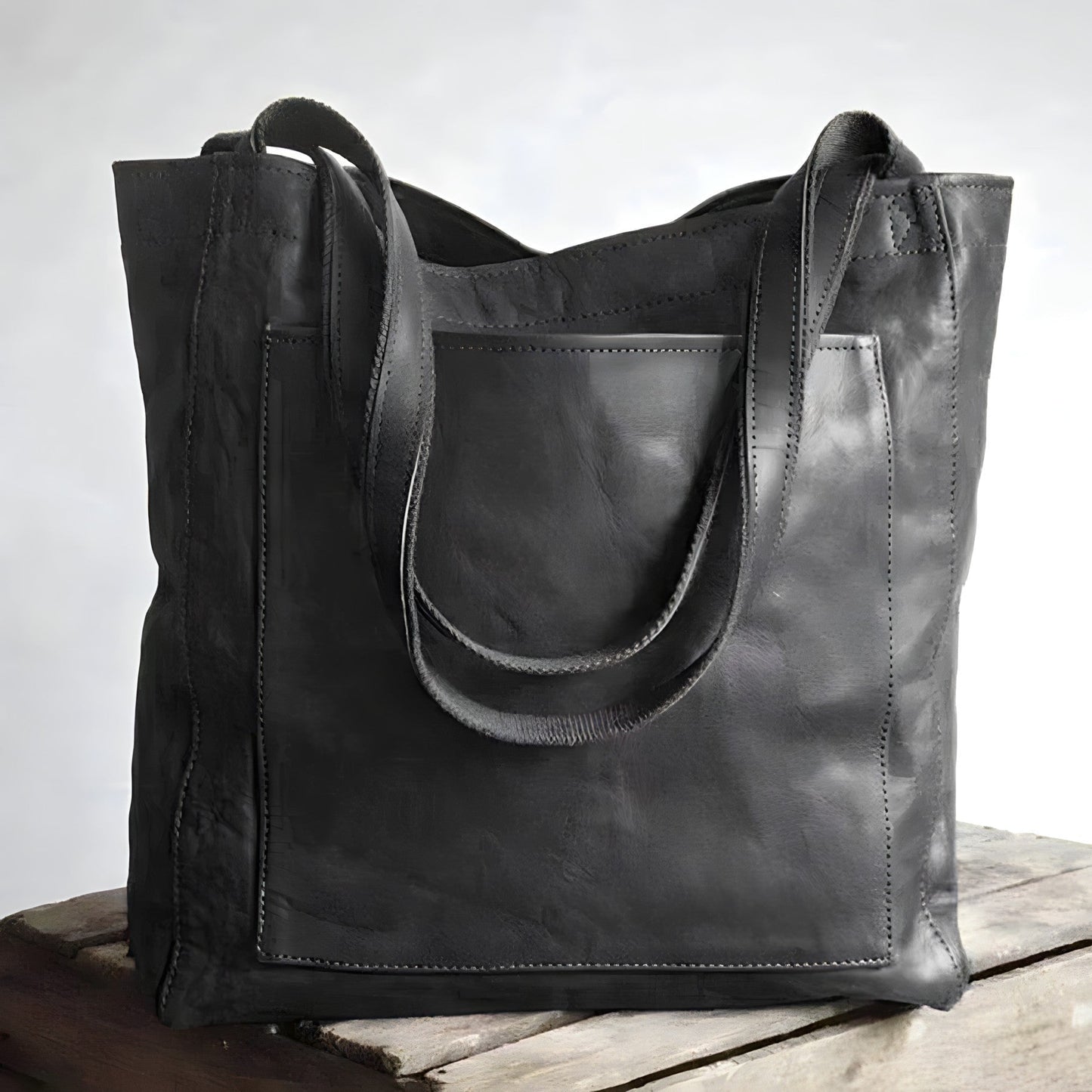 Julienne - Vintage tas van leer