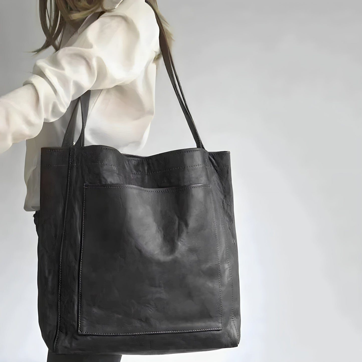 Julienne - Vintage tas van leer