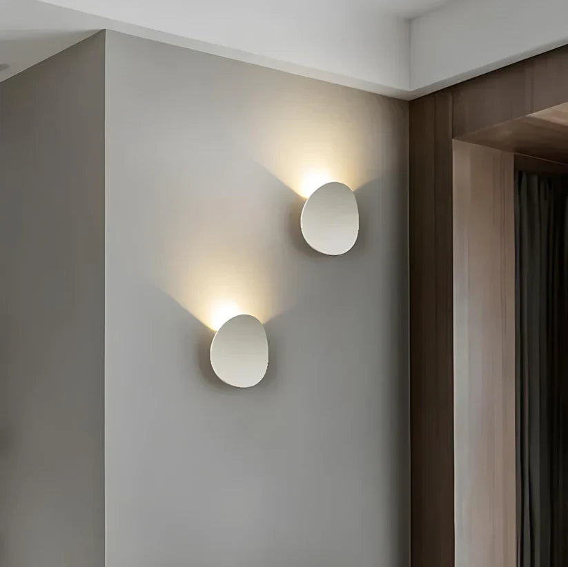 Schijf Metalen Wandlamp