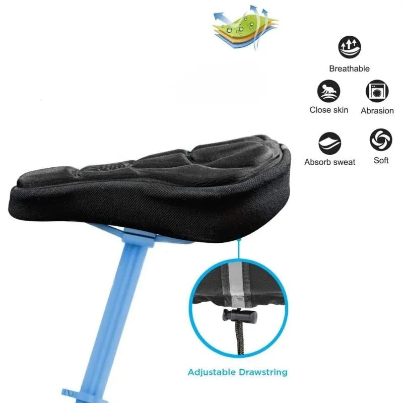 Comfort Pro Fietszadelkussen - Zacht, Stabiel en Pijnvrij Fietsen