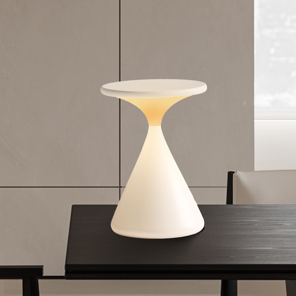 LuminaHour Draadloze Zandloper Tafellamp voor Moderne Huizen