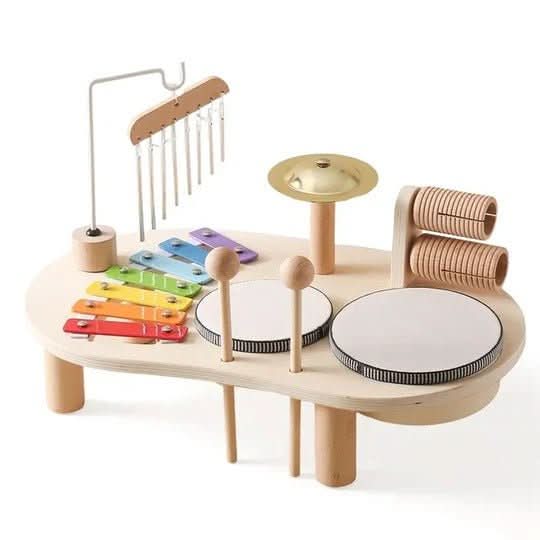 Melodiny Set – Muzikaal Houten Speelgoed voor Creatieve Baby's vanaf 12 Maanden