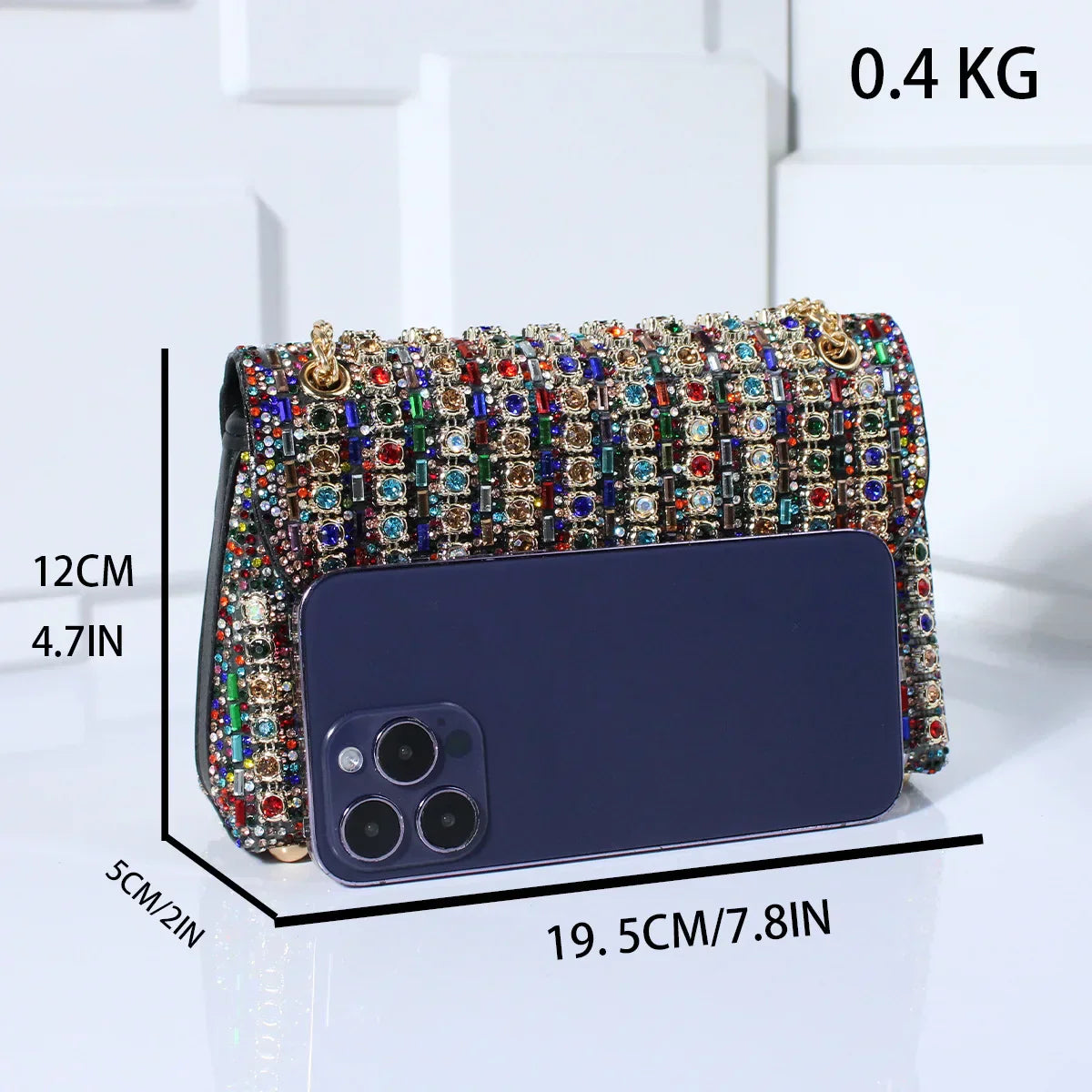 50% KORTING TIJDELIJK | DazzleClutch™ | Strass-beklede avondtas voor vrouwen