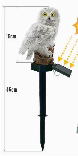 Barter | Tuinlamp Uilen met Zonne-energie