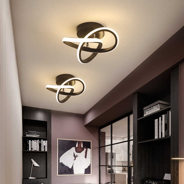 Moderne LED plafondlamp in kroonluchterstijl – geometrische wandlamp in moderne stijl