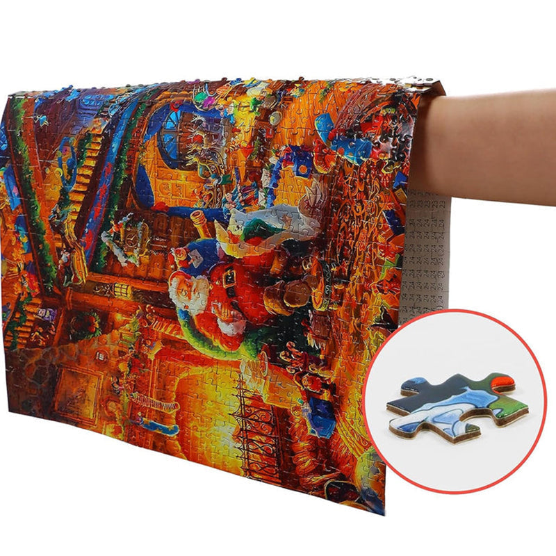 Kerstpuzzel Adventskalender - 24 Dagen Aftellen