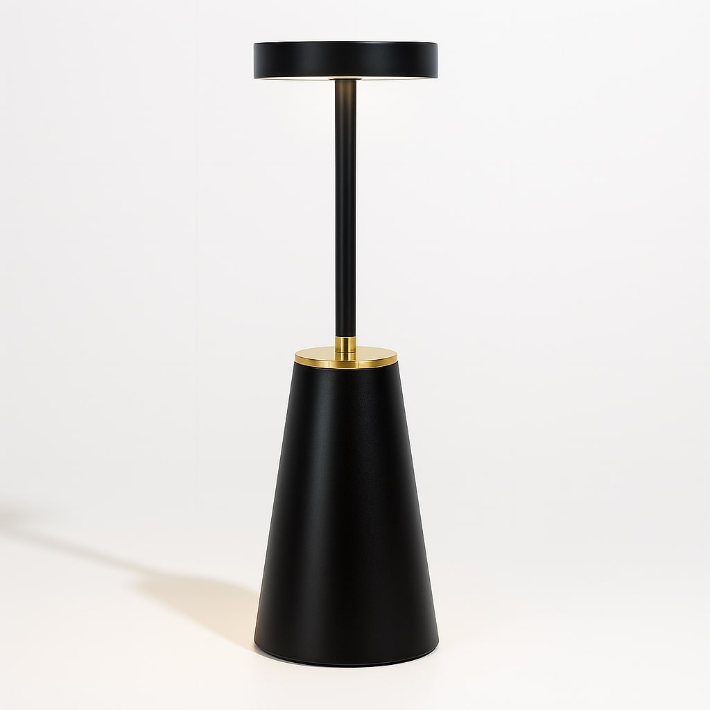 Draadloze Tafellamp | Nachtlamp met Touch | Dimmbare Lamp voor een Moderne Sfeer | AuraLume