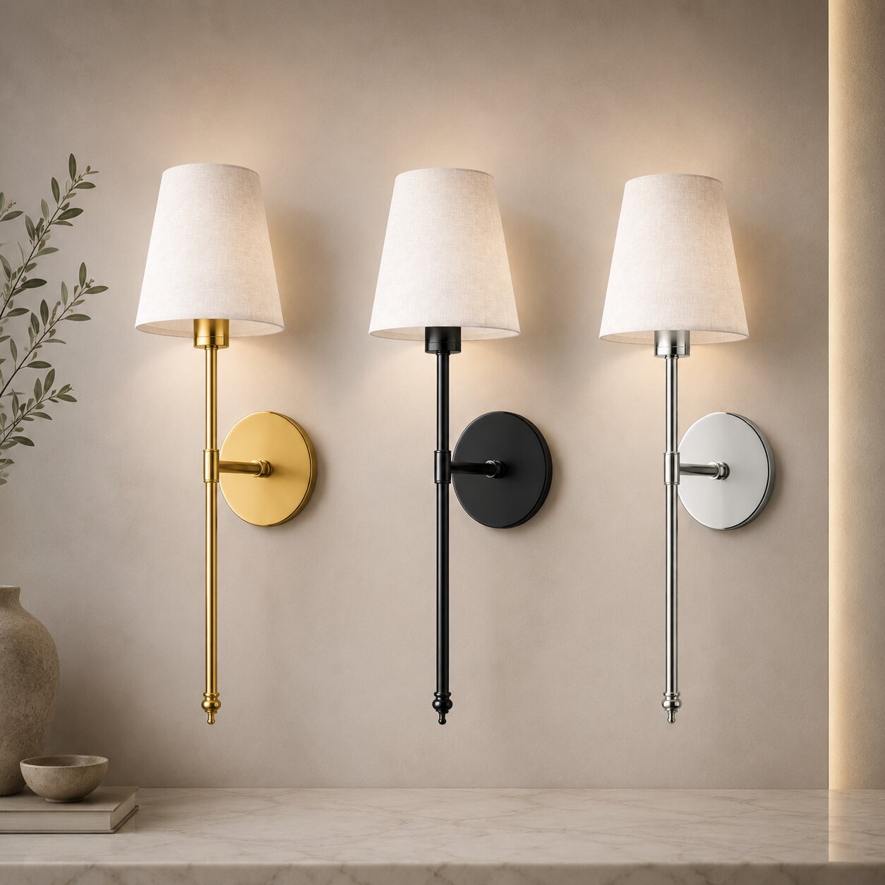 Draadloze Wandlamp 2-delig | Adhesoria