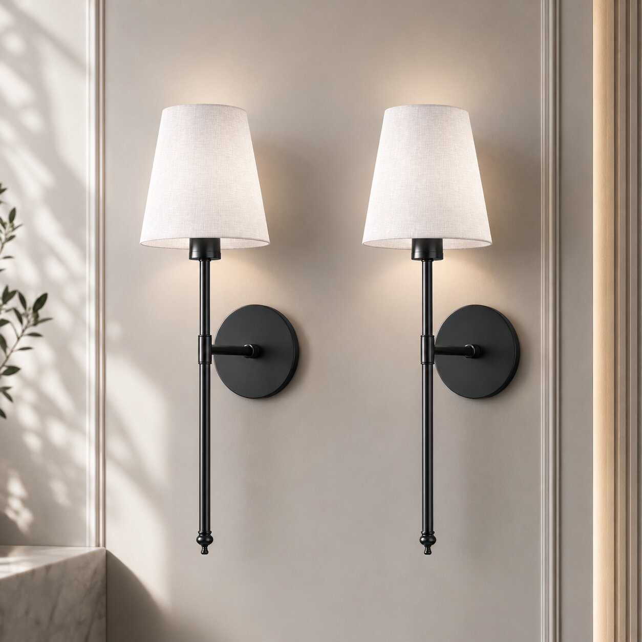 Draadloze Wandlamp 2-delig | Adhesoria