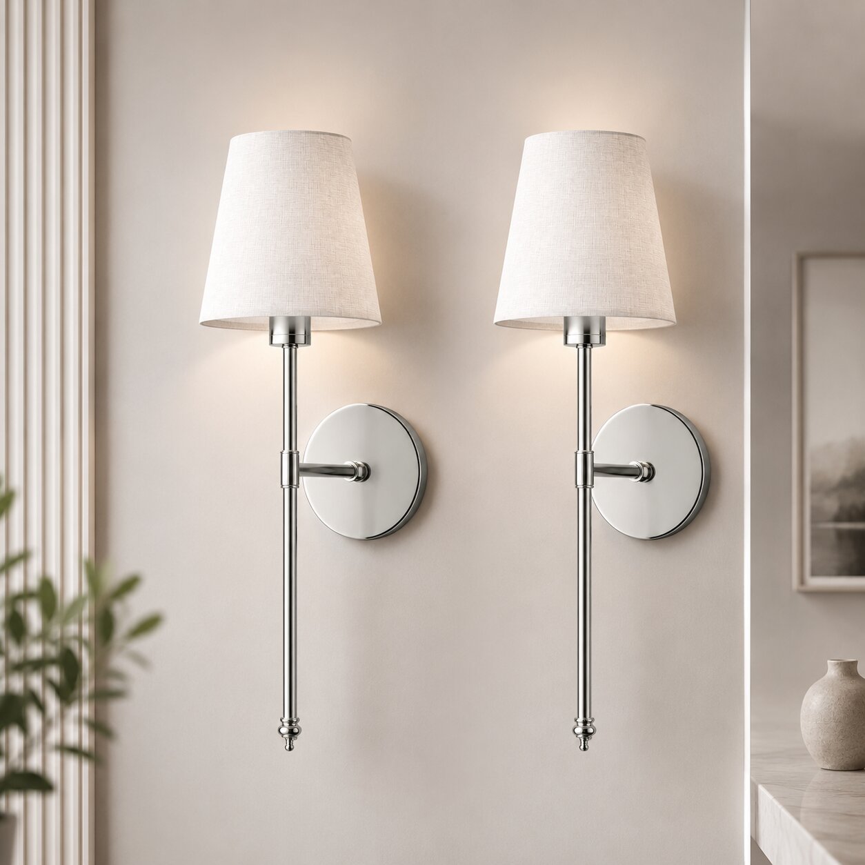Draadloze Wandlamp 2-delig | Adhesoria