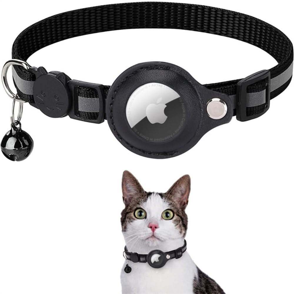 Kat Halsband met GPS Tracking en Reflectie, Verstelbaar