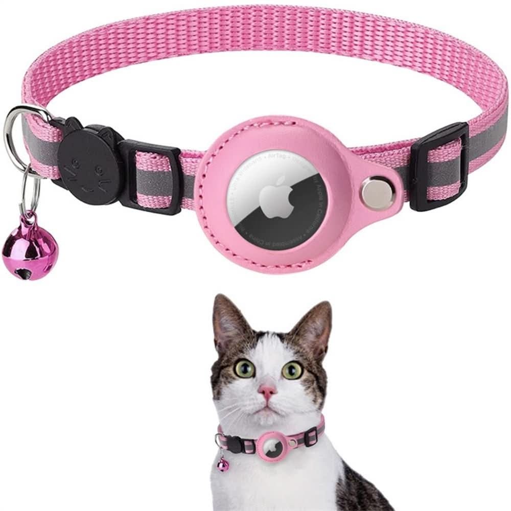 Kat Halsband met GPS Tracking en Reflectie, Verstelbaar