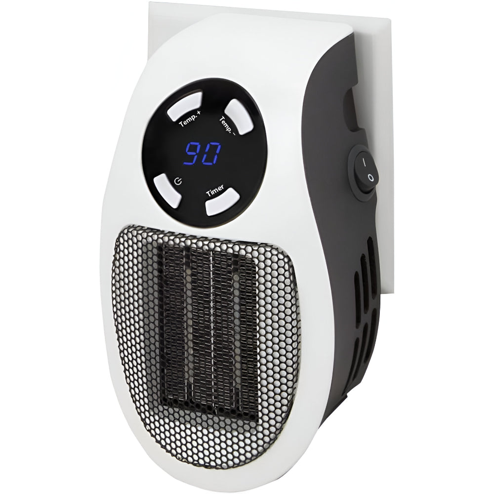 Keramische Verwarmingsventilator | Verwarming voor Stopcontact | Stille mini Verwarmingsventilator | ThermoDock