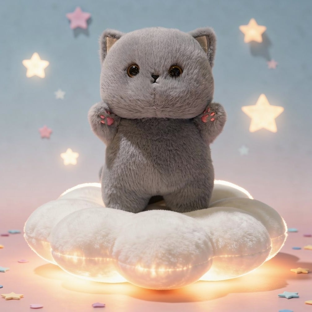 Kitty Knuffeldier | Schattige Kat Pluche | KnuffelKatzi