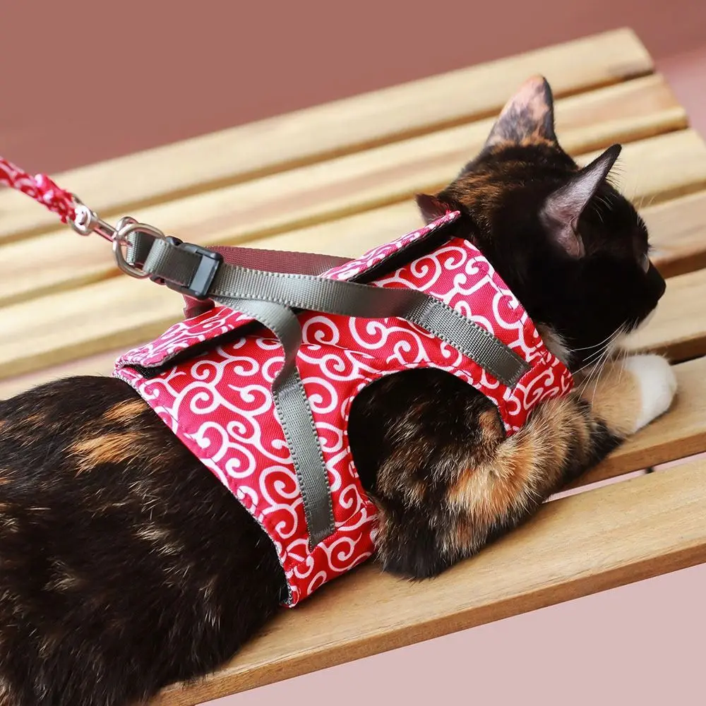 KittyComfort | Set van ontsnappingsbestendige harnassen voor katten