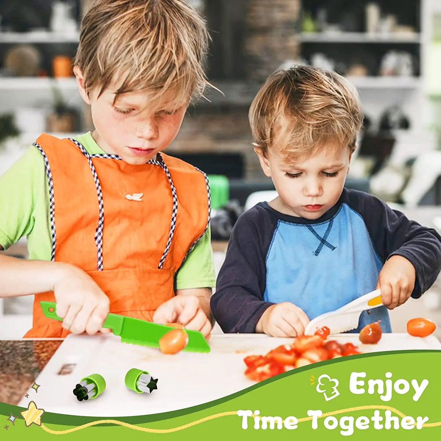 Junior Chef Set - Veilige Snijden - Keuken Set voor Kinderen