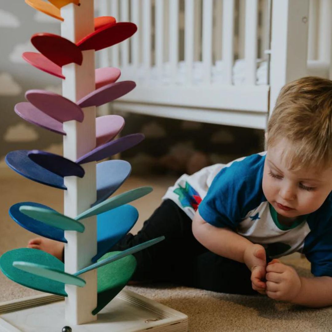 Kogelbaan | Houten Kogelbaan voor Kinderen vanaf 1 Jaar | KlangRegen