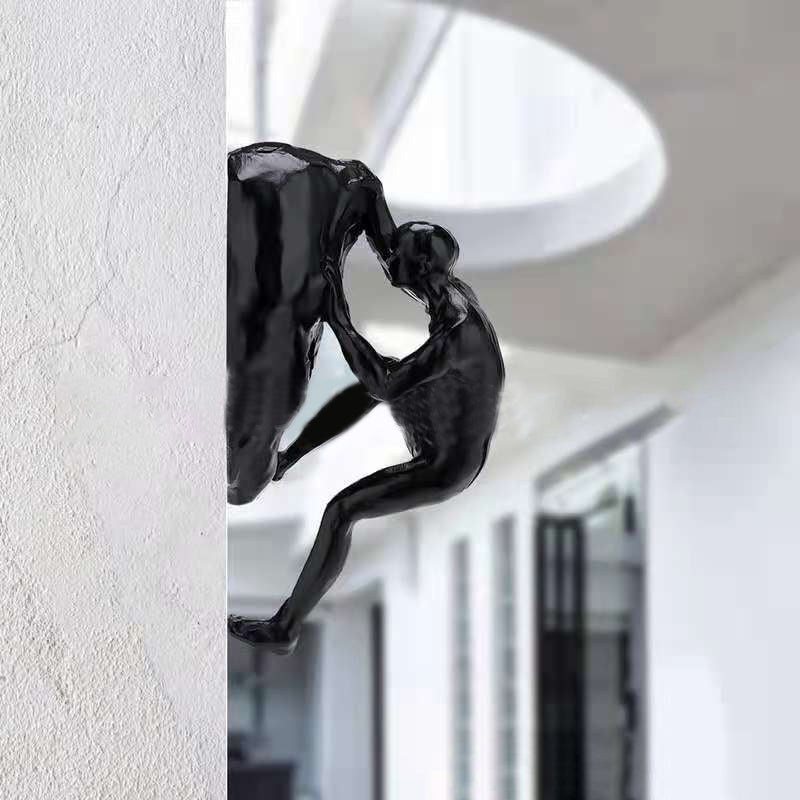 Klimmende Wandstandbeelden 3D Ontwerp | Eenvoudige Installatie