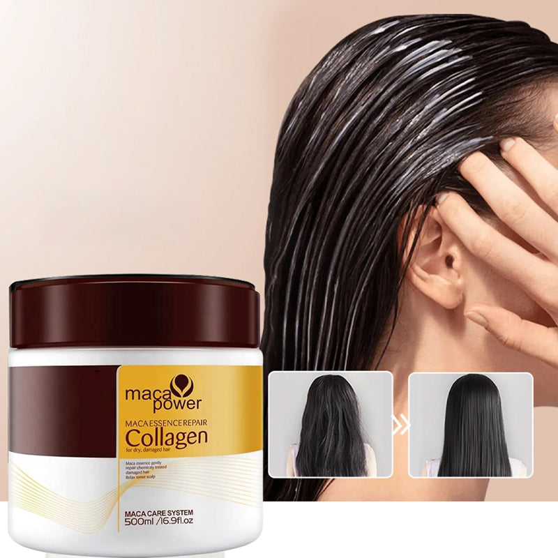 Collageen Haarmasker - Frisse Haarverzorging | Stop Frizz en Droog Haar