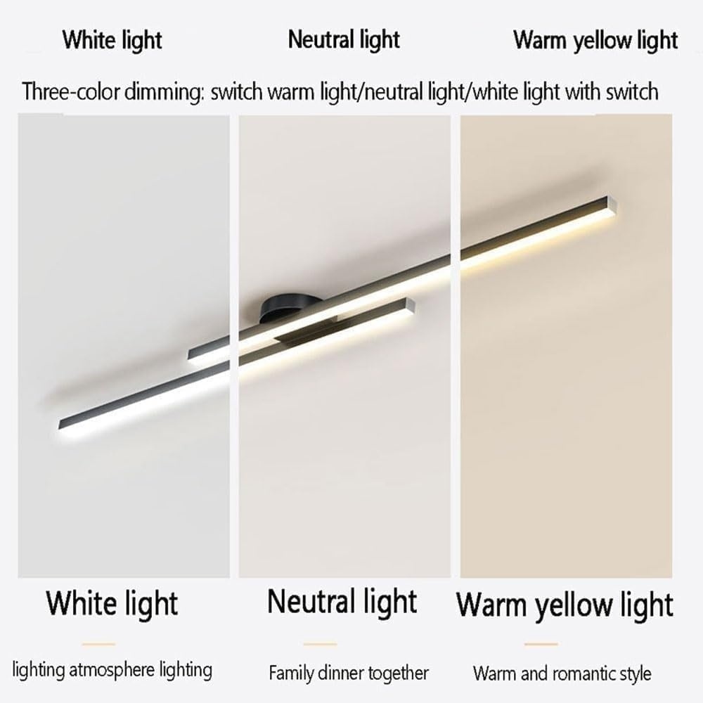 Minimalistische Aluminium LED Plafondlamp Van LumenVale Voor Woonkamers Ontwerp