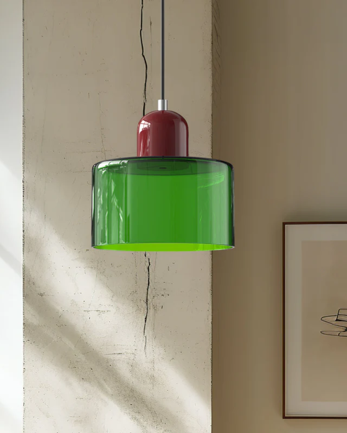 Elegante Hanglamp met Sculpturale Vorm