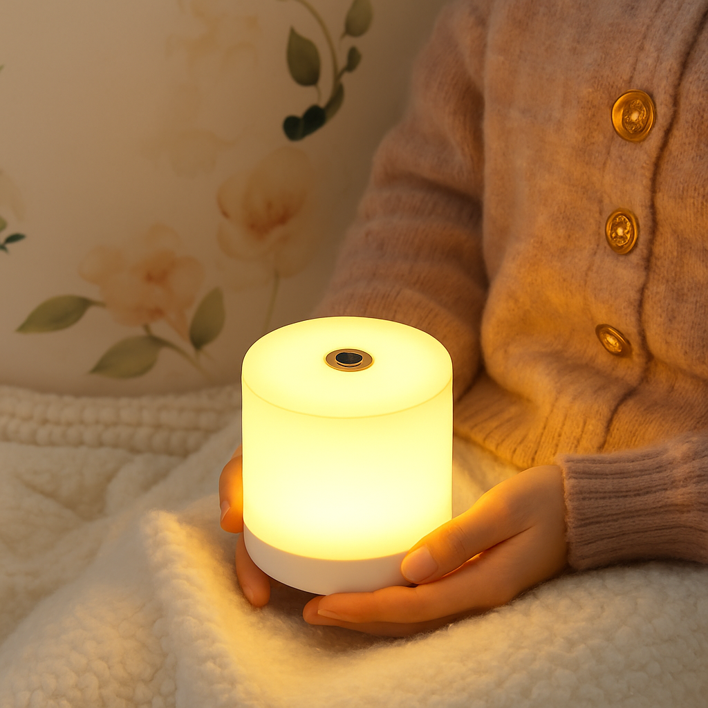 tactiele USB nachtlamp met dimbare intensiteit voor lezen en nachtlamp