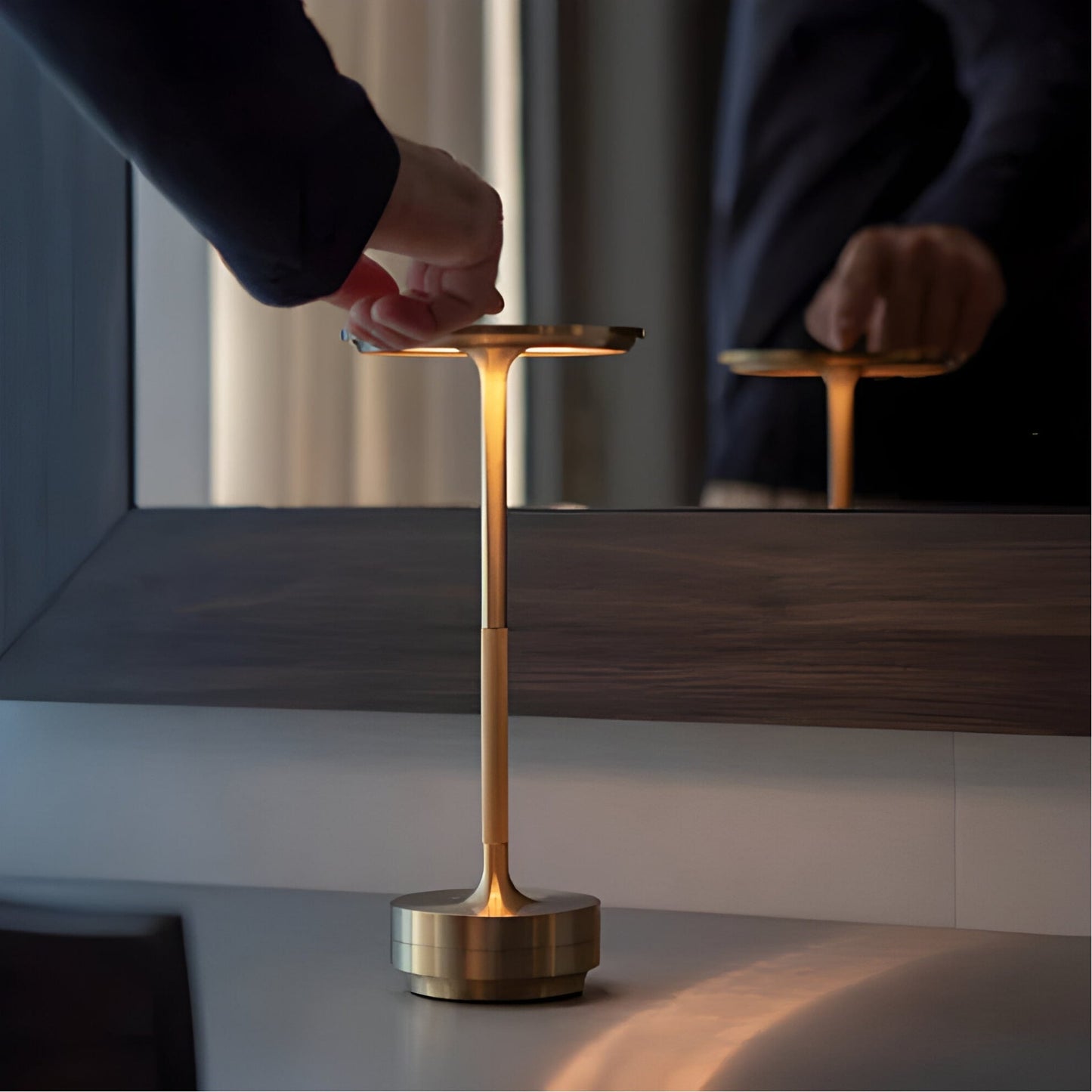 Lamp voor de woonkamer | draadloze tafellamp | tafellamp met accu | LumaViva