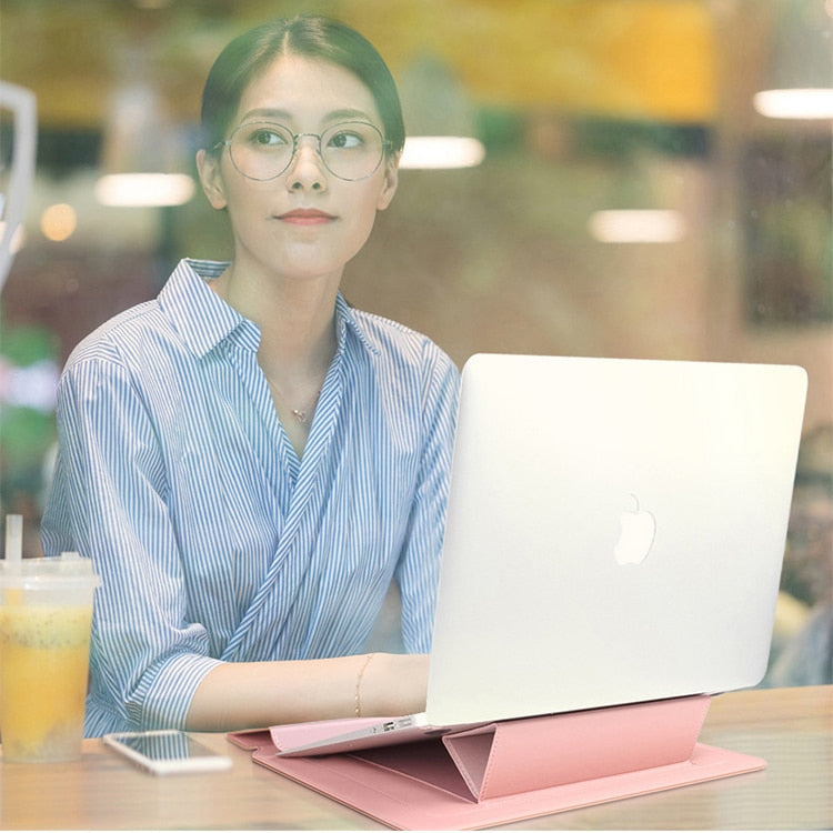 Laptophoes & Laptopstandaard in 1 | Laptopbescherming & Houder | Standtas