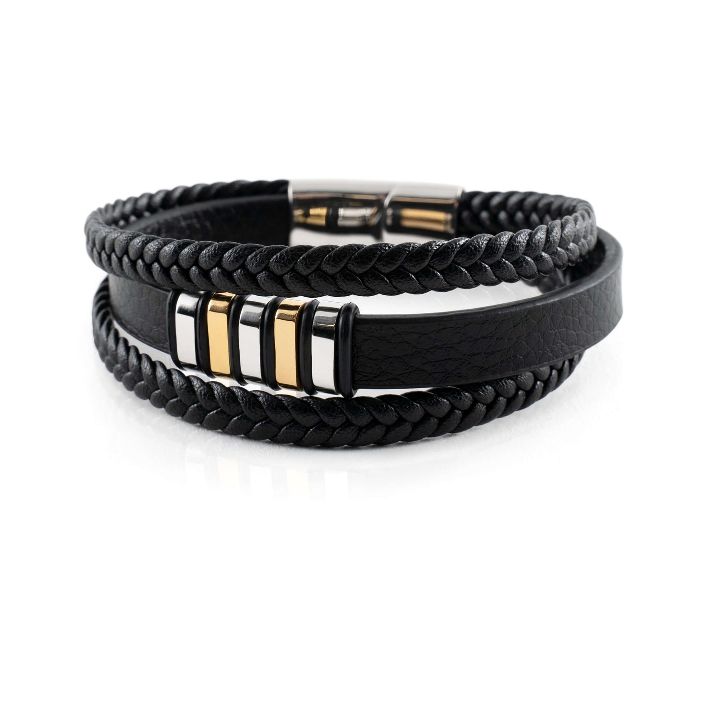 Stijlvolle armbanden van echt leer voor mannen