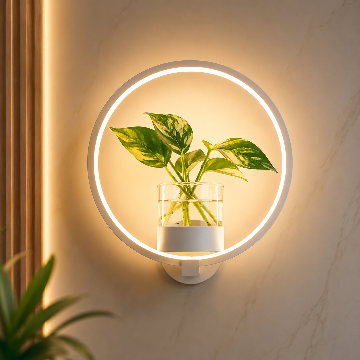 LED Wandvaas met Licht | Vaaslicht