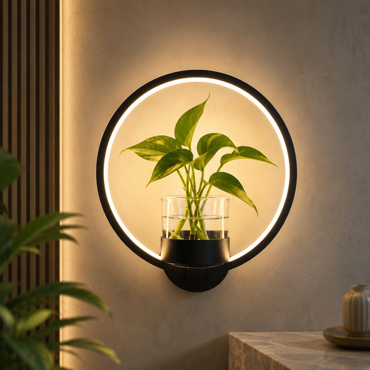 LED Wandvaas met Licht | Vaaslicht
