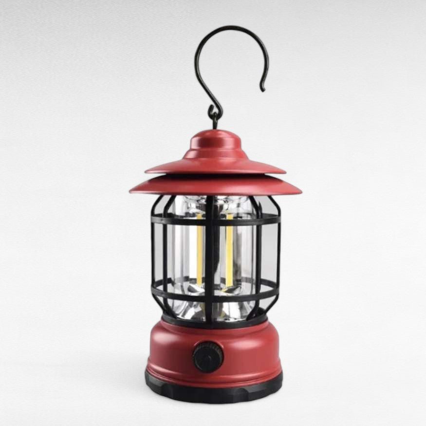 LightMate Oplaadbare Campinglamp – Vintage-Stijl LED met Dimbare Verlichting