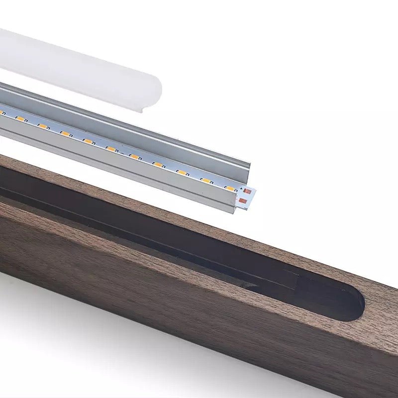 SolaraWood Verstelbare LED Houten Hanglamp Voor Eetkamers