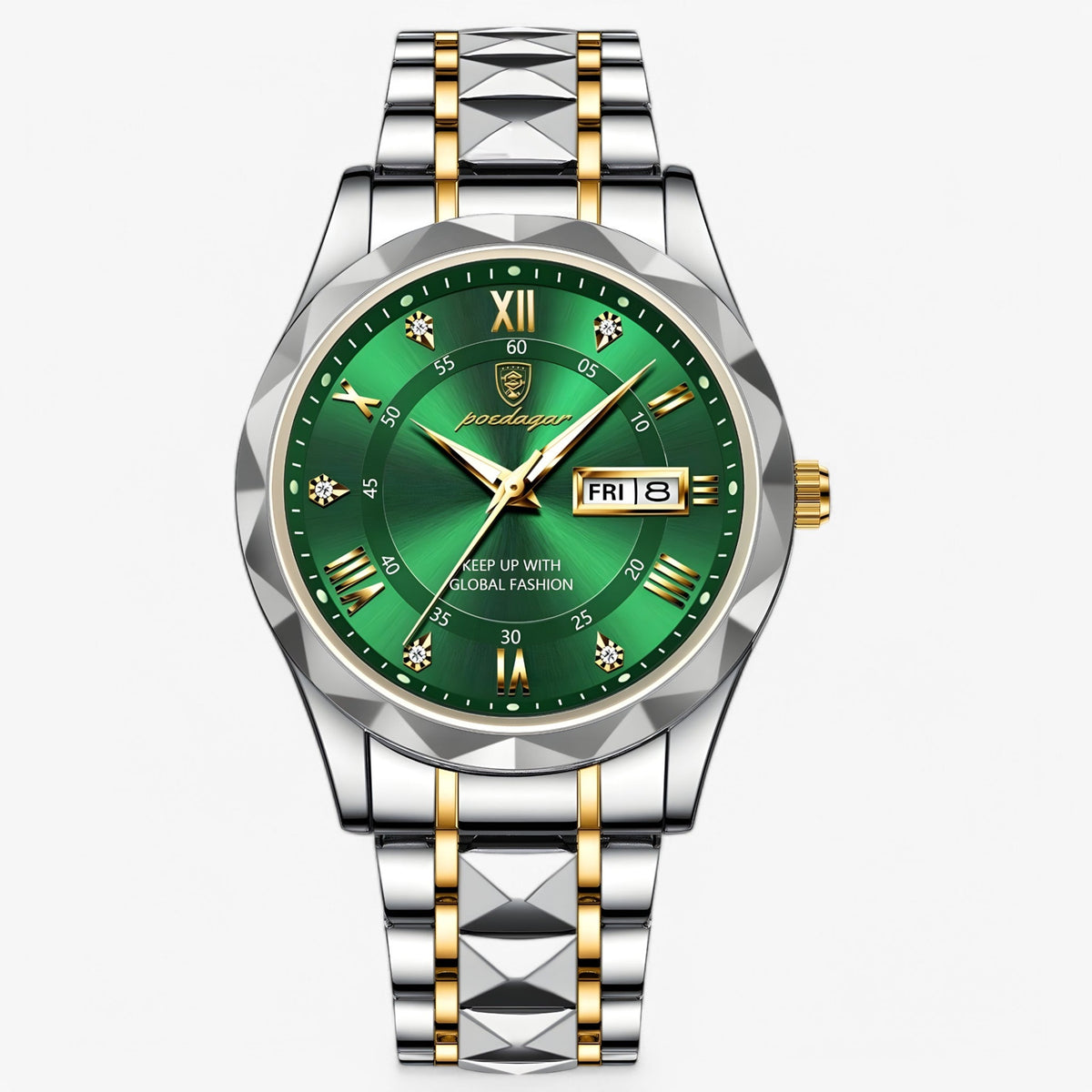 Heren Armbanduhr Klassiek RVS Band 40mm